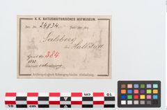 Etiketten zu Bronzebuckelarmreif (NHMW-PRAE-024834)